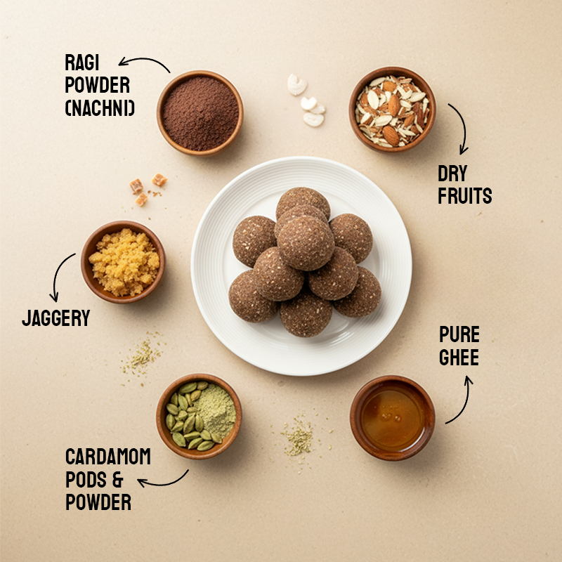 Nachani Laddoo (Ragi)